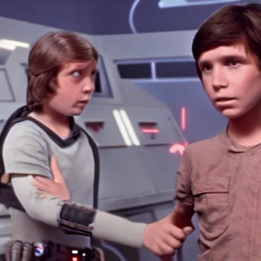 Prompt: a film still of teenage able in star wars 1 9 7 7, realistic, photorealistic