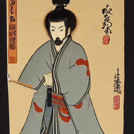 Image similar to isshin sword saint holding a pistol, detailed