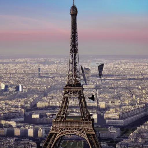 Prompt: paris in the year 2 1 0 0