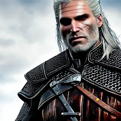 Image similar to Geralt of Rivia in Elden Ring