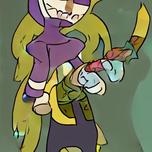 Image similar to huntress wizard from adventure time