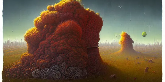 Image similar to painting abstract by tomasz alen kopera and svetlin velino by eddie jones and simon stahlenhag