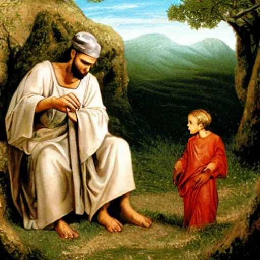 Prompt: parable of the lost son