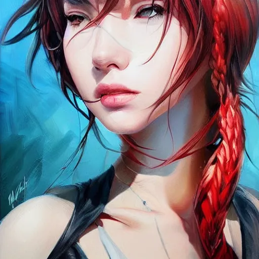 Image similar to a beautiful painting representative of the art style of artgerm and wlop and michael bay