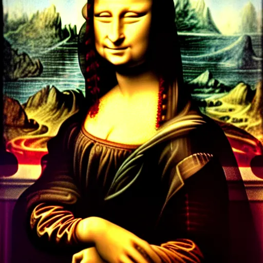 Prompt: Mona Lisa by H. R. Giger