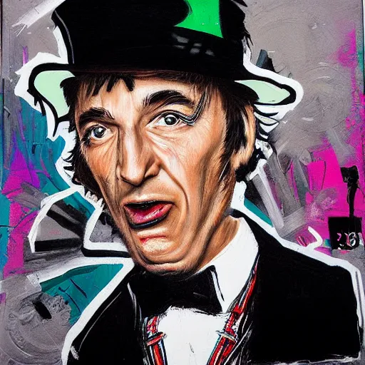 Prompt: Alec Monopoly portrait