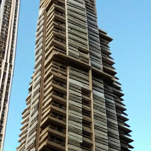 Prompt: “ frank lloyd wright skyscraper ”