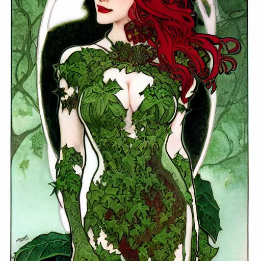 poison ivy painting