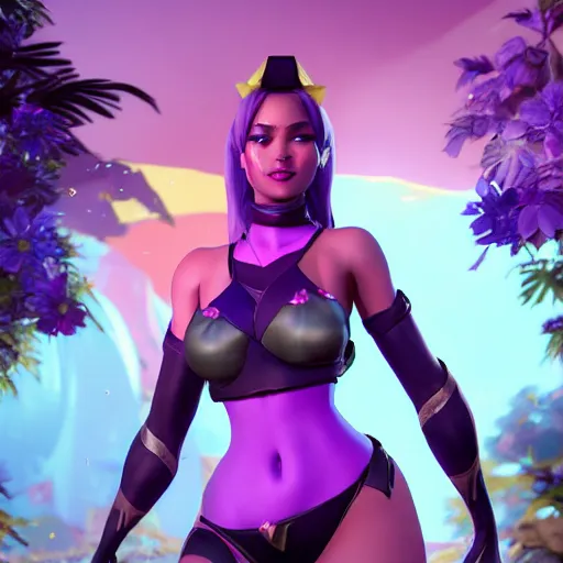 Image similar to still of pretty Samira (League of Legends) in KDA More music video. 3d render, octane render, game art, realistic, highly detailed, trending on artstation, 4k, trending on artstation, pixar, cgsociety, unreal engine 5, redshift render, trending on artstation, blender, behance, cg