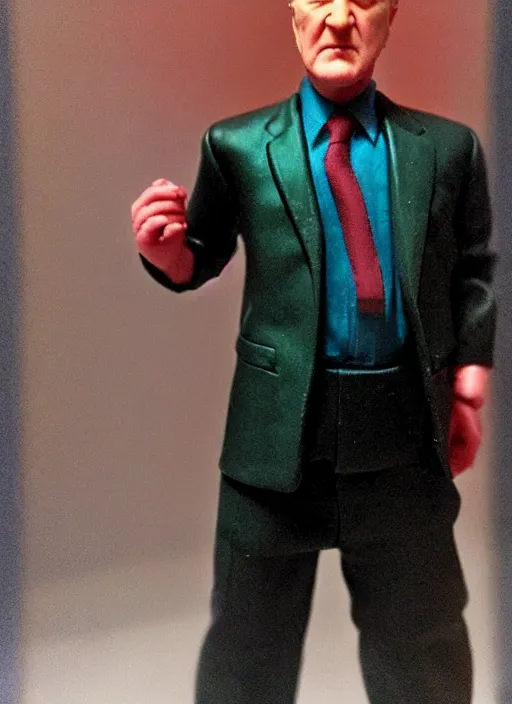 Image similar to david lynch action figure, mint in box, ebay listing