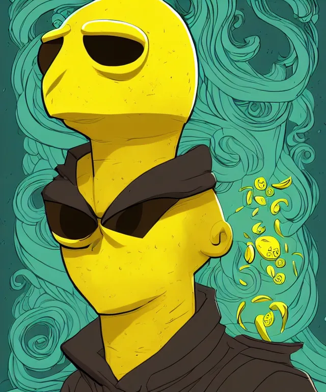 Image similar to fantasy comic style portrait of lemongrab, digital illustration by ken taylor and sana takeda, hd, 4 k, intricate, highly detailed!!, character design, cover art, award winning