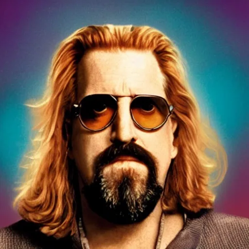 Prompt: big lebowski as a unicorn, cinematic lighting, award winning photography