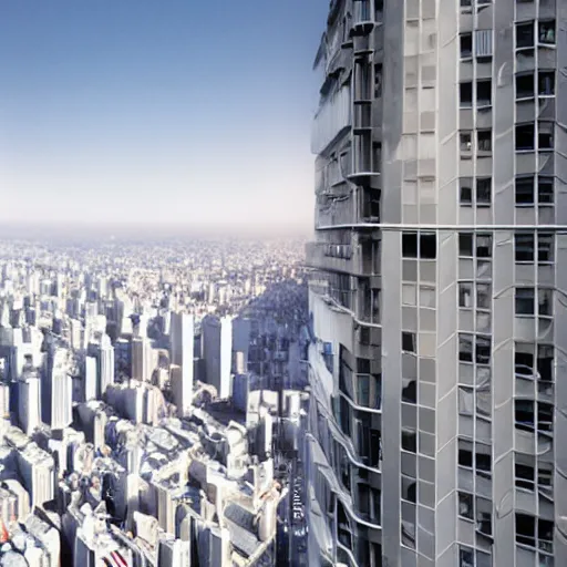 Prompt: a person standing on top of a tall building, a stock photo by Thomas Struth, shutterstock contest winner, superflat, national geographic photo, hyper realism, behance hd -1024