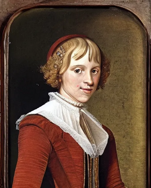 Image similar to a 1 6 0 0 s portrait of ellen degeneres