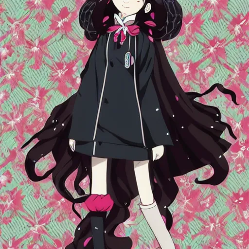 Image similar to beautiful full body image of nezuko kamado from demon slayer / kimetsu no yaiba, high details, high resolution, | | very very anime!!!, fine - face, realistic shaded perfect face, fine details. anime. realistic shaded lighting