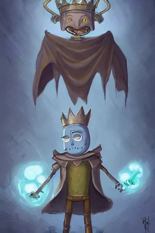 Prompt: cute little anthropomorphic Rick & Morty knight wearing a cape and a crown, tiny, small, miniature rabbit, short, pale blue armor, cute and adorable, pretty, beautiful, DnD character art portrait, matte fantasy painting, DeviantArt Artstation, by Jason Felix by Steve Argyle by Tyler Jacobson by Peter Mohrbacher, cinematic lighting