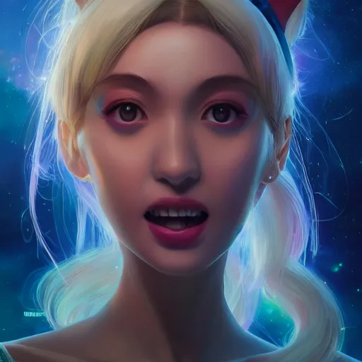 Prompt: A portrait of Sailor-Moon, huggy wuggy from poppy playtime video game, fullbody, ultra high detailed, glowing lights, oil painting, Greg Rutkowski, Charlie Bowater, Beeple, unreal 5, DAZ, hyperrealistic, octane render, RPG portrait, dynamic lighting, fantasy art, beautiful face