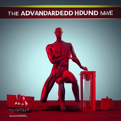 Prompt: the most advanced red human