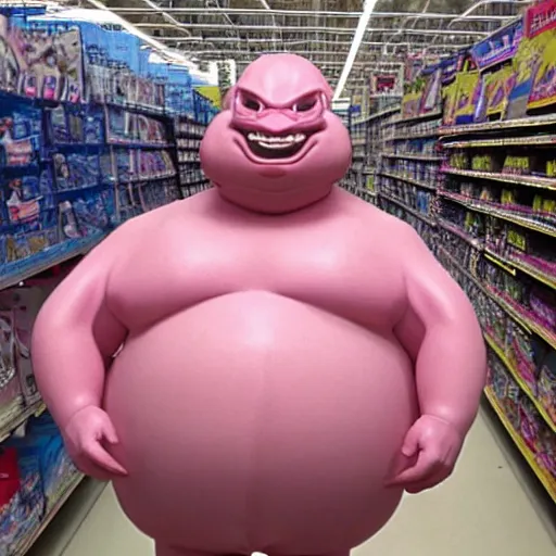 Image similar to obese krang in walmart