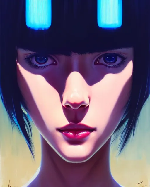 Image similar to dead inside!!!, fine - face, audrey plaza, realistic shaded perfect face, fine details. anime. realistic shaded lighting poster by ilya kuvshinov katsuhiro otomo ghost - in - the - shell, magali villeneuve, artgerm, jeremy lipkin and michael garmash and rob rey