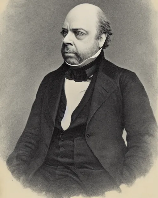 Image similar to upper body ambrotype of paul giamatti! as united states president john quincy adams, 1 8 2 7, paul giamatti!, sideburns, muttonchops, captured by anton otto fischer, trending on artstation