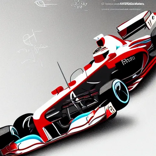 Image similar to dynamic formula one cars concept, digital art trending on artstation and behance