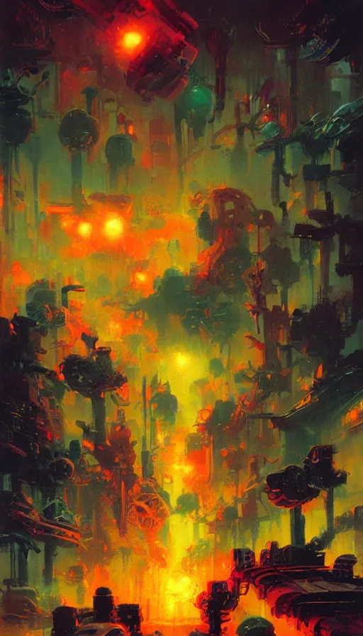 Image similar to rage, by paul lehr,