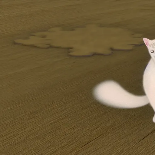 Prompt: cat walk, frames, animation, 3d, ultra detailed