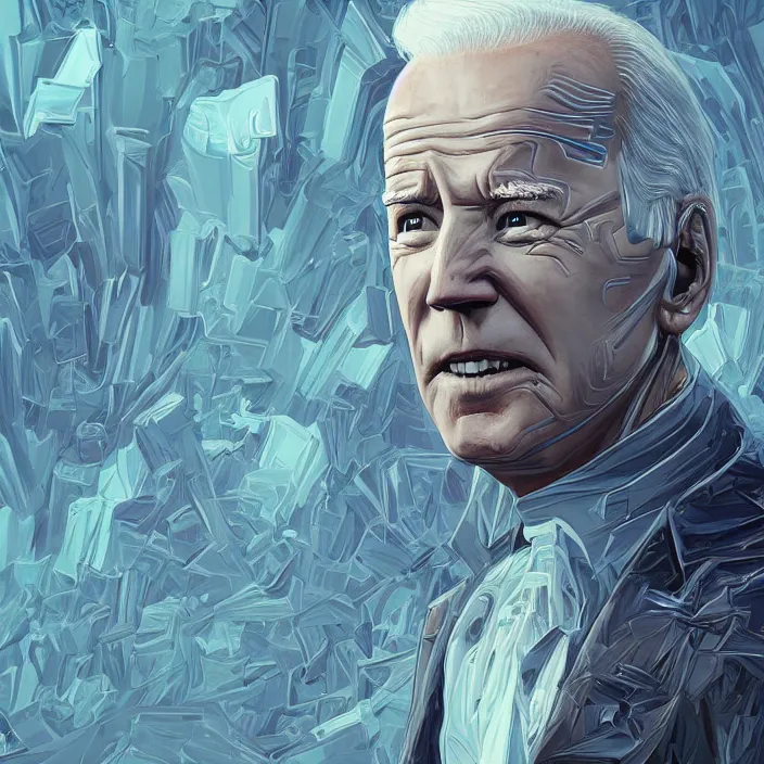 Prompt: portrait of joe biden as skeleton. burning distortions. dusty distortions. intricate abstract. intricate artwork. by Tooth Wu, wlop, beeple, dan mumford. octane render, trending on artstation, greg rutkowski very coherent symmetrical artwork. cinematic, hyper realism, high detail, octane render, 8k, iridescent accents