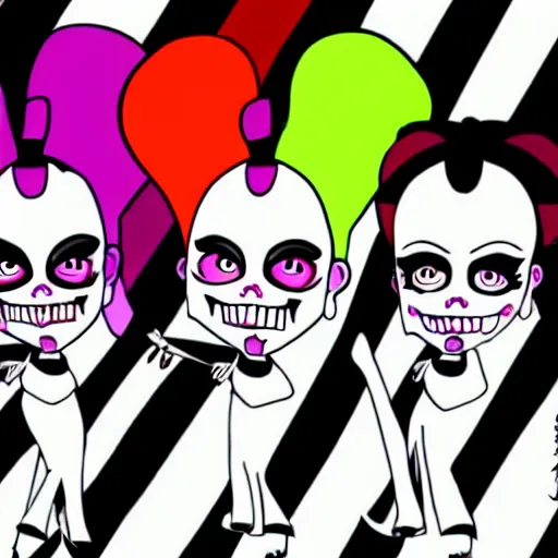 Image similar to papa emeritus iv in the style of the powerpuff girls