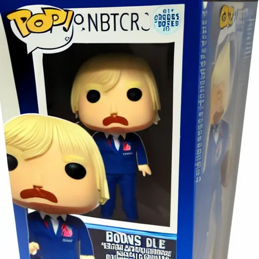 Image similar to boris johnson as funko pop still sealed in box, ebay listing ,