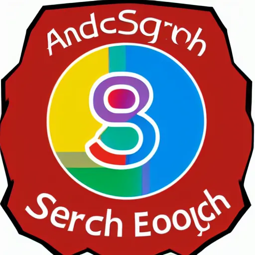 Image similar to a modern search engine logo