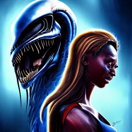 alien vs predator drawings step step
