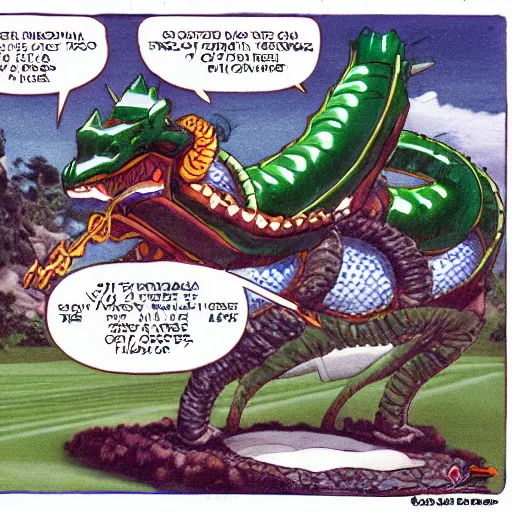 Image similar to shenlong playing golf