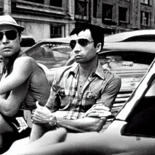 Prompt: Scene from Taxi Driver Movie