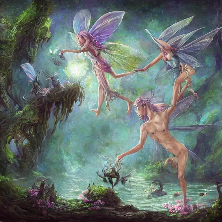 Image similar to faerie, fantasy art scenario