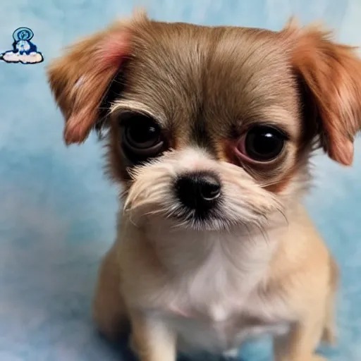 Prompt: chihuahua shih tzu mix breed dog, real, 4k