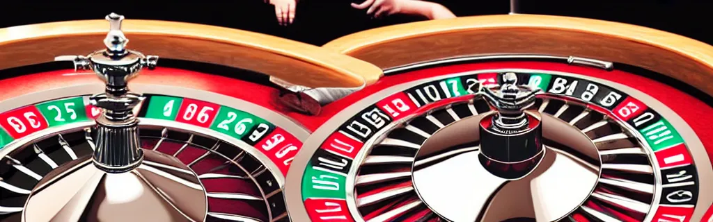 Image similar to ultra realistic casino wheel seen from top