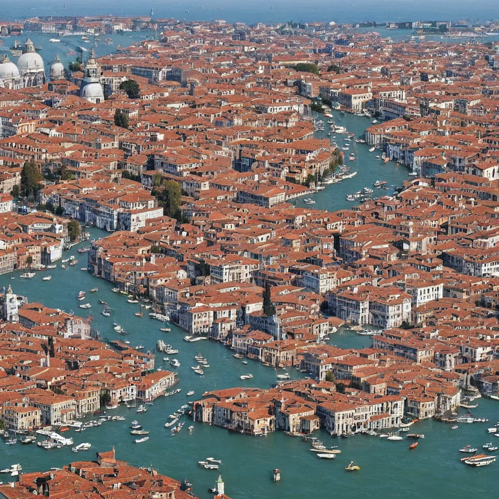 Image similar to venice zalem city