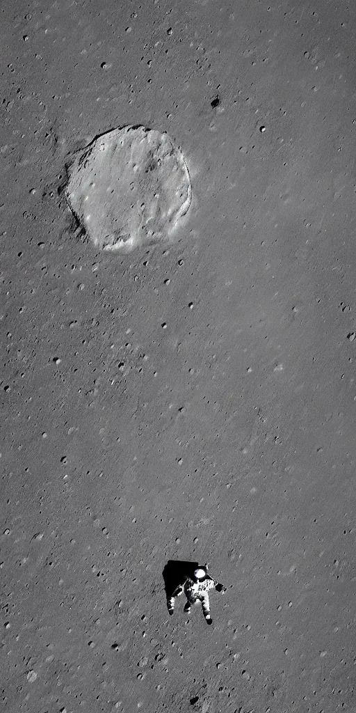 Image similar to super high resolution portrait, chinese astronaut landing on the moon, backlight, background is lunar crater, earth, sky, meteorite crater, lunar module, f 3 2, high detail.