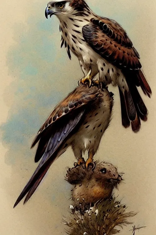 Image similar to (((((1950s hawk . muted colors.))))) by Jean-Baptiste Monge !!!!!!!!!!!!!!!!!!!!!!!!!!!