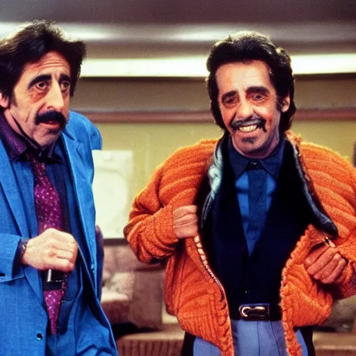 Image similar to Al Pacino and Harvey Kietel as characters in the fimbles