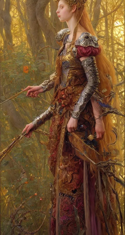 Image similar to highly detailed full body portrait of a enchanted wolf in the form of a beautiful young princess. d & d, art by donato giancola and ruan jia and carl larsson and magali villeneuve. trending on artstation, intricate details, energetic composition, golden ratio, concept art, illustration, elegant art