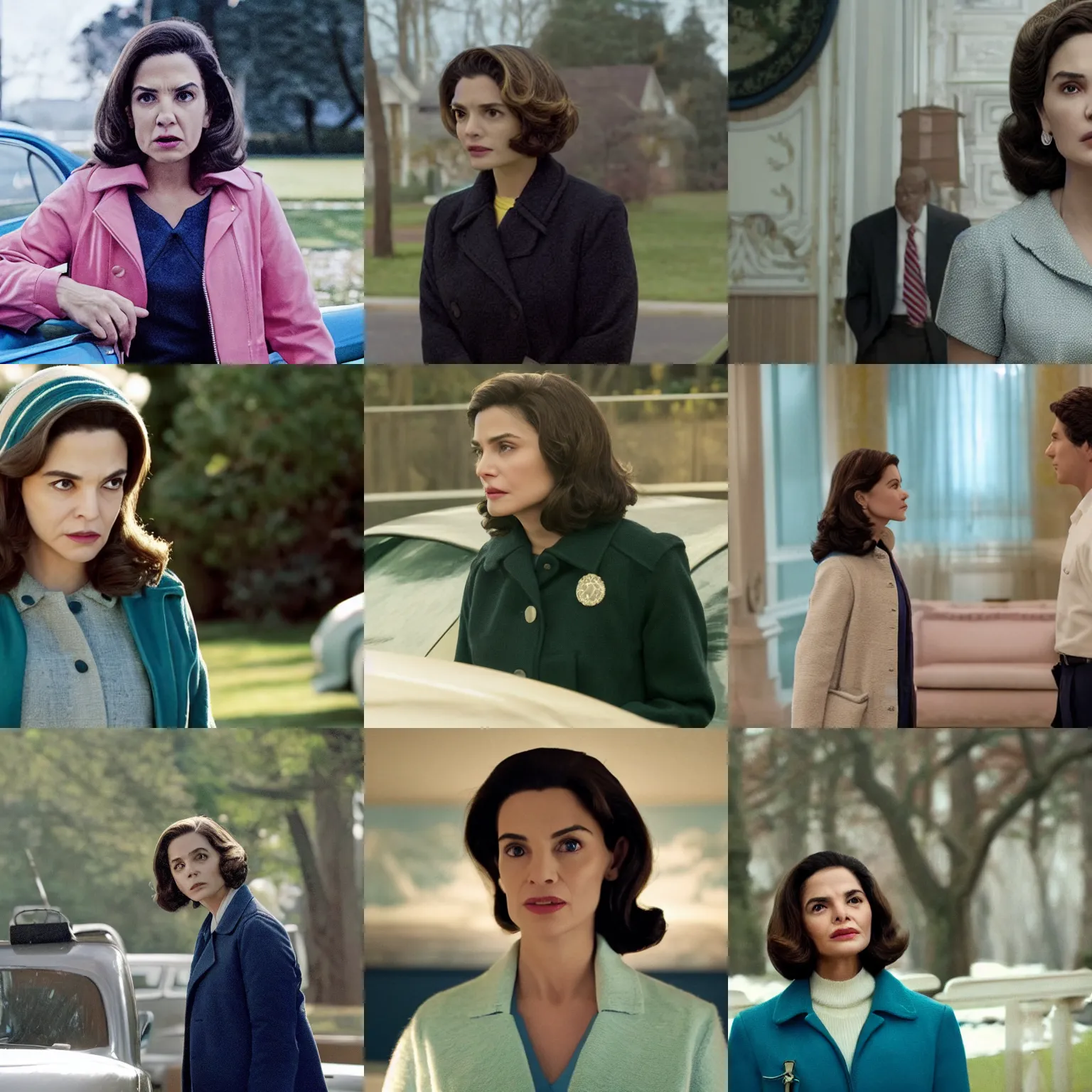 Prompt: a film still from jackie ( 2 0 1 6 )