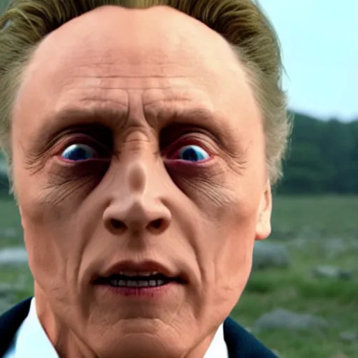 Image similar to christopher walken as lord voldemort