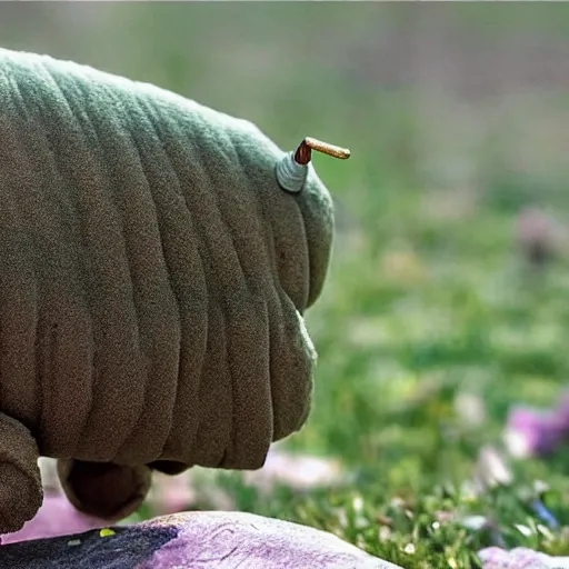 Image similar to photo of a unicorn tardigrade