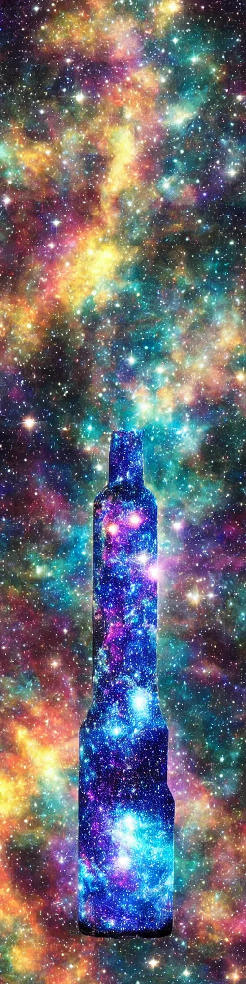 Image similar to Galaxy in a bottle