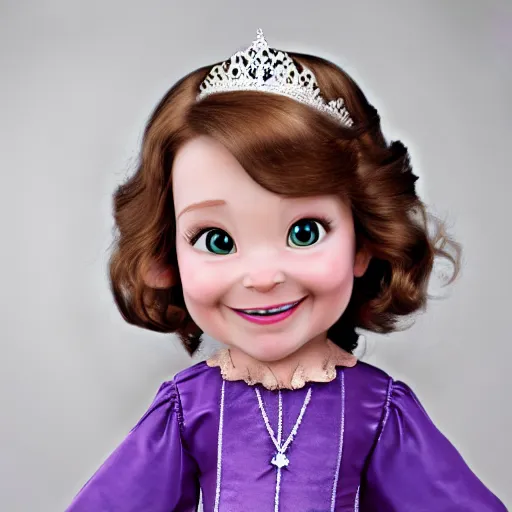 Image similar to photo portrait of sofia the first