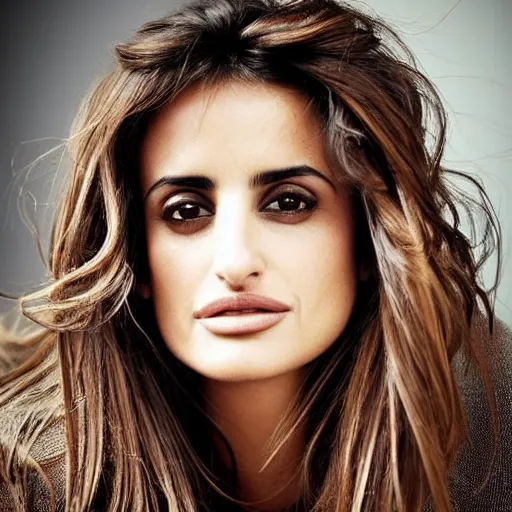 Prompt: photography of Penélope Cruz when 25 years old, award winning photography, portrait photography, full body, by LEONARDO ESPINA
