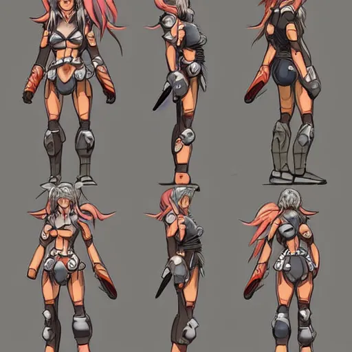 Image similar to character of crono trigger by the artist Max Berthelot. Rendering the full body and detailed head . Sharp focus, full of details, by jenny harder and Jason Nguyen , art book, trending on artstation and Pinterest